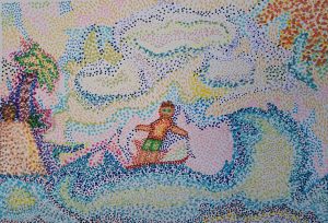 Vivien (13 Jahre): Malen mit Punkten